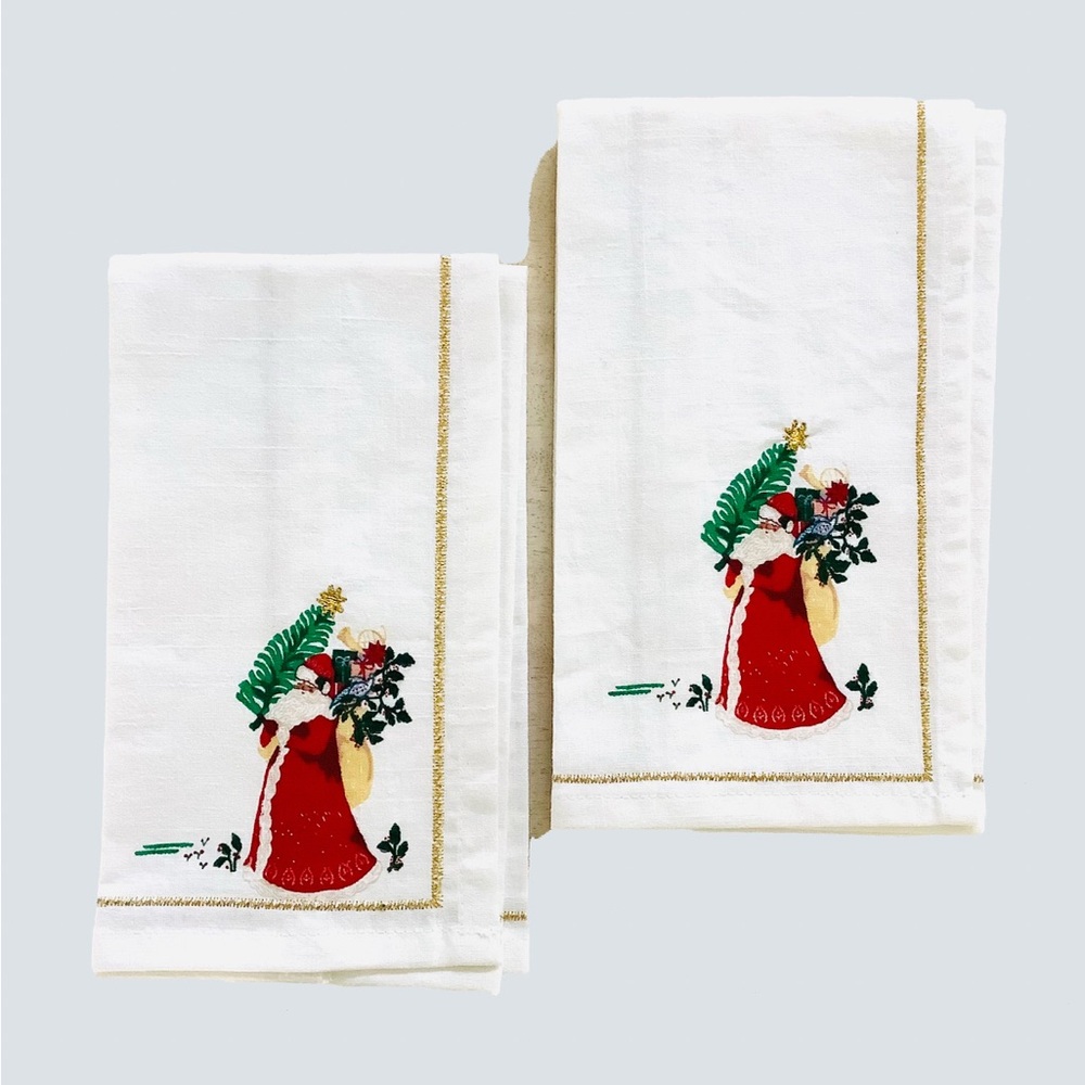Threshold 2Pk Santa Napkins
